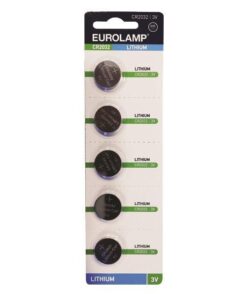 ΜΠΑΤΑΡΙΑ ΛΙΘΙΟΥ CR2032 3V 5 ΤΕΜ EUROLAMP – 147-24110