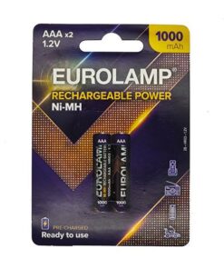 ΕΠΑΝΑΦΟΡΤΙΖΟΜΕΝΗ ΜΠΑΤΑΡΙΑ Ni-MH 1.2 V AAA HR03 1000mAh 2ΤΜΧ 147-24200