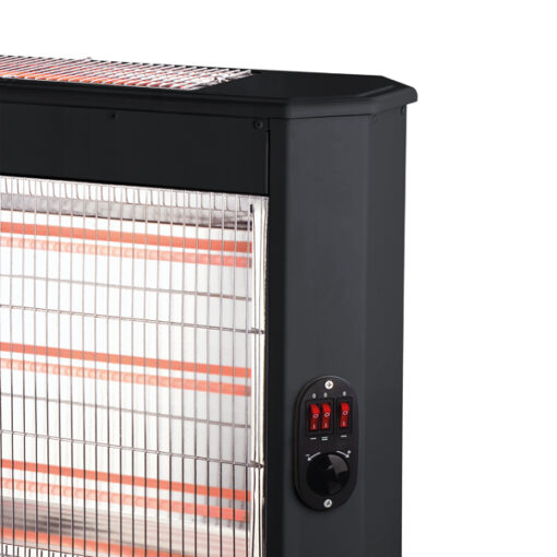ΘΕΡΜΑΣΤΡΑ ΧΑΛΑΖΙΑ 2800W ΜΑΥΡΗ 2FACE  ΜΕ ΘΕΡΜΟΣΤΑΤΗ (705X210X460) EUROLAMP – 147-29185
