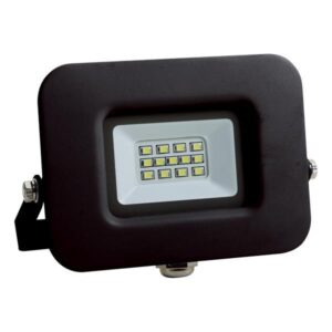 ΠΡΟΒΟΛΕΑΣ LED SMD ΒΑΣΗ 360° PLUS 10W ΜΑΥΡΟΣ IP65 3000K PLUS EUROLAMP – 147-69315