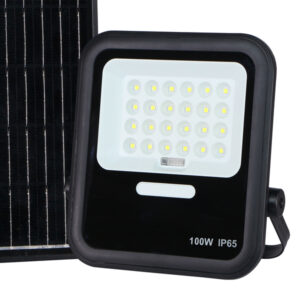 ΠΡΟΒΟΛΕΑΣ LED 100W SMD ΗΛΙΑΚΟΣ 4000K IP65 ΜΑΥΡΟΣ PLUS EUROLAMP – 147-69571
