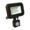ΠΡΟΒΟΛΕΑΣ LED SMD ΜΕ ΠΕΡΙΣΤΡΕΦΟΜΕΝΟ ΑΝΙΧΝΕΥΤΗ ΚΙΝΗΣΗΣ PLUS 10W ΜΑΥΡΟΣ IP44 6500K PLUS EUROLAMP – 147-69630