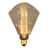 ΛΑΜΠΑ LED ΔΙΑΜΑΝΤΙ G125 3,5W Ε27 2000K 220-240V GOLD GLASS DIMMABLE EUROLAMP – 147-81824