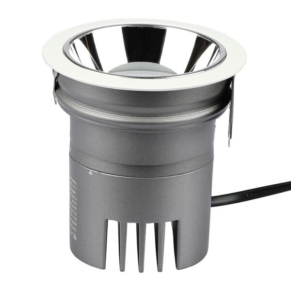 LED φωτιστικό οροφής χωνευτό στρογγυλό Cree LED 35W 4000K Φυσικό λευκό ρυθμιζόμενο CRI>95 V-TAC – 1478