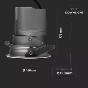 LED φωτιστικό οροφής χωνευτό στρογγυλό Cree LED 35W 4000K Φυσικό λευκό ρυθμιζόμενο CRI></noscript>95 V-TAC – 1478