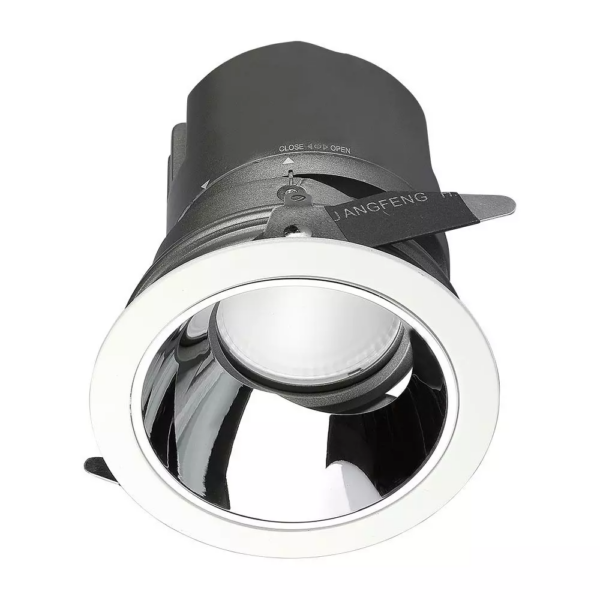 LED φωτιστικό οροφής χωνευτό στρογγυλό Cree LED 35W 3000K Θερμό λευκό ρυθμιζόμενο CRI>95 V-TAC - 1477