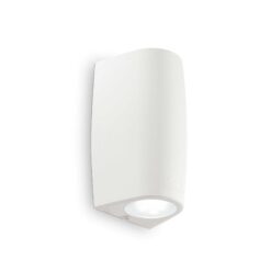 IDEAL LUX Φωτιστικό Τοίχου Βεράντας KEOPE 1xGU10 IP55 Λευκού Χρώματος – 147765