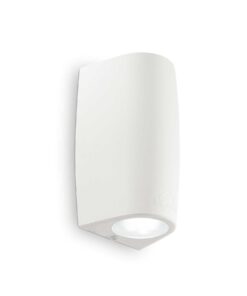 IDEAL LUX Φωτιστικό Τοίχου Βεράντας KEOPE 1xGU10 IP55 Λευκού Χρώματος – 147765