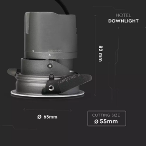 LED φωτιστικό οροφής χωνευτό στρογγυλό Cree LED 6W 4000K Φυσικό λευκό ρυθμιζόμενο CRI></noscript>95 V-TAC – 1480
