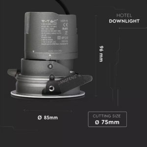 LED φωτιστικό οροφής χωνευτό στρογγυλό Cree LED 10W 4000K Φυσικό λευκό ρυθμιζόμενο CRI></noscript>95 V-TAC – 1482