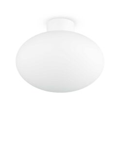 IDEAL LUX Φωτιστικό Οροφής Βεράντας CLIO 1xE27 IP44 Λευκού Χρώματος – 148847