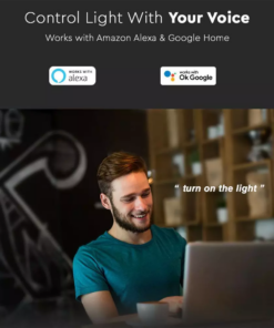 Wi-Fi Πλαφονιέρα LED 60W Smart Home Συμβατή με Amazon Alexa & Google Home V-TAC με Χειριστήριο 2700K-6400K – 1498