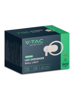 Απλίκα Κρεβατιού LED 14W με Αναγνώστη Λευκό V-TAC Θερμό Λευκό 3000K – 14983