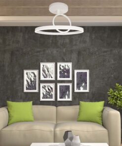 Φωτιστικό Οροφής LED 38W Λευκό V-TAC 4000lm Θερμό Λευκό 3000K – 14984