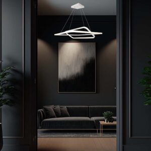 Κρεμαστό LED Φωτιστικό 50W Dimmable Λευκό V-TAC 5150lm Φυσικό Λευκό 4000K – 14989