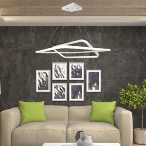 Κρεμαστό LED Φωτιστικό 50W Dimmable Λευκό V-TAC 5150lm Φυσικό Λευκό 4000K – 14989