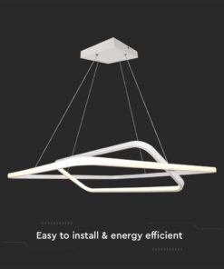 Κρεμαστό LED Φωτιστικό 50W Dimmable Λευκό V-TAC 5150lm Φυσικό Λευκό 4000K – 14989