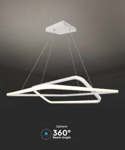 Κρεμαστό LED Φωτιστικό 50W Dimmable Λευκό V-TAC 5150lm Φυσικό Λευκό 4000K – 14989