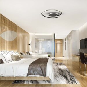 LED φωτιστικό οροφής Designer 48W 3000K θερμό λευκό με μαύρο σώμα dimmable V-TAC – 14990