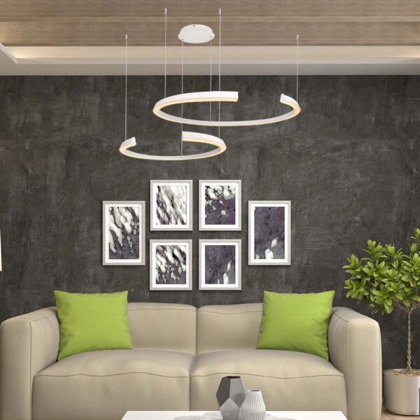 Κρεμαστό Φωτιστικό LED 48W Λευκό Triac Dimmable V-TAC 5150lm Θερμό Λευκό 3000K – 14992
