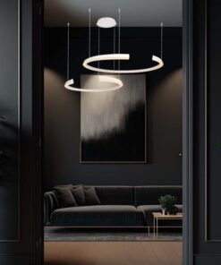 LED κρεμαστό φωτιστικό οροφής Designer 48W 4000K φυσικό λευκό με λευκό σώμα dimmable V-TAC – 14993