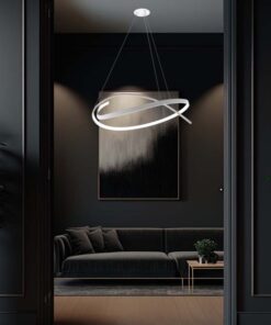 LED κρεμαστό φωτιστικό οροφής Designer 48W 3000K θερμό λευκό με λευκό σώμα dimmable V-TAC – 14996