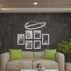 LED κρεμαστό φωτιστικό οροφής Designer 48W 3000K θερμό λευκό με λευκό σώμα dimmable V-TAC – 14996