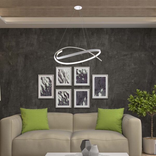 LED κρεμαστό φωτιστικό οροφής Designer 48W 4000K φυσικό λευκό με λευκό σώμα dimmable V-TAC – 14997
