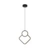 LED κρεμαστό φωτιστικό οροφής Designer 12W 4000K φυσικό λευκό με μαύρο σώμα V-TAC – 14999