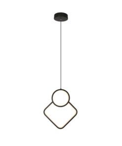 LED κρεμαστό φωτιστικό οροφής Designer 12W 4000K φυσικό λευκό με μαύρο σώμα V-TAC – 14999