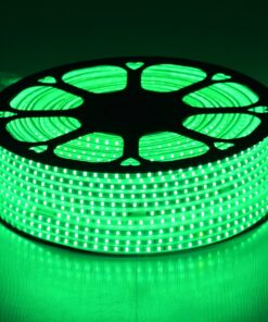 GloboStar® 70505 Slim Ταινία Μονής Σειράς Epistar LED SMD 2835 1m 12W/m 96LED/m 1572lm/m 120° DC 230V Αδιάβροχη IP68 Πράσινο Dimmable