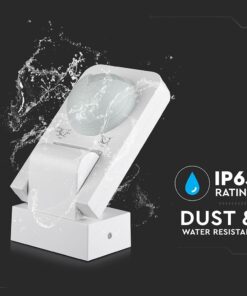 Ανιχνευτής κίνησης/παρουσίας Infrared Max 1000W Λευκός V-TAC – 1500