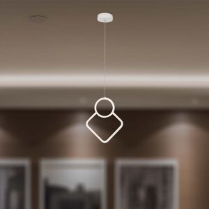 Κρεμαστό LED Φωτιστικό 12W Λευκό V-TAC 1280lm Θερμό Λευκό 3000K – 15000