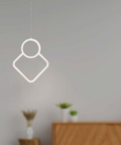 Κρεμαστό LED Φωτιστικό 12W Λευκό V-TAC 1280lm Θερμό Λευκό 3000K – 15000