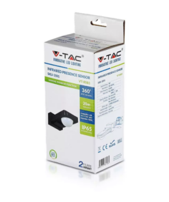 Ανιχνευτής κίνησης/παρουσίας Infrared Max 1000W Μαύρος V-TAC – 15011