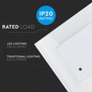 Ανιχνευτής κίνησης χωνευτός Microwave Max 300W LED Λευκός V-TAC – 15021