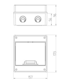 ΠΙΝΑΚΑΣ ΕΞΩΤΕΡΙΚΟΣ LUX 1Χ7 IP55 PE+N EUROLAMP – 151-25131