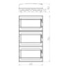 ΠΙΝΑΚΑΣ ΕΞΩΤΕΡΙΚΟΣ LUX 3Χ18 IP65 PE+N EUROLAMP – 151-25141