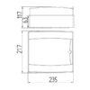 ΠΙΝΑΚΑΣ ΕΞΩΤΕΡΙΚΟΣ GALANT PLUS 1Χ8 IP65 EUROLAMP – 151-25152