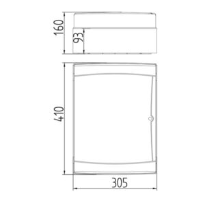 ΠΙΝΑΚΑΣ ΕΞΩΤΕΡΙΚΟΣ GALANT PLUS 2Χ12 IP65 EUROLAMP – 151-25155
