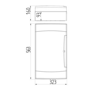ΠΙΝΑΚΑΣ ΕΞΩΤΕΡΙΚΟΣ GALANT PLUS 3Χ12 IP65 EUROLAMP – 151-25157