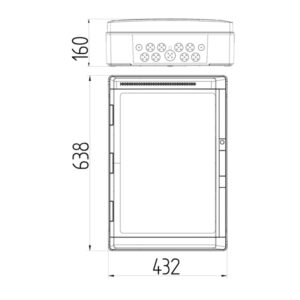 ΠΙΝΑΚΑΣ ΕΞΩΤΕΡΙΚΟΣ GALANT PLUS 3Χ18 IP65 EUROLAMP – 151-25158