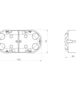 ΚΥΤΙΟ ΓΥΨΟΣΑΝΙΔΑΣ ΔΙΠΛΟ EUROLAMP – 151-25309