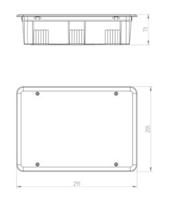 ΜΠΟΥΑΤ ΧΩΝΕΥΤΟ 264X177X76 EUROLAMP – 151-25348
