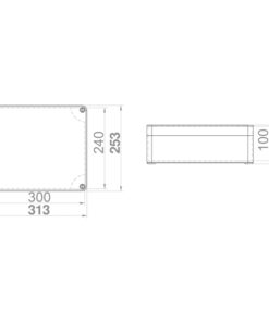 ΜΠΟΥΑΤ ΕΞΩΤΕΡΙΚΟ ΒΙΟΜΗΧΑΝΙΚΟ 313Χ253Χ115 IP65 EUROLAMP – 151-25549