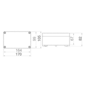 ΜΠΟΥΑΤ ΕΞΩΤΕΡΙΚΟ ΒΙΟΜΗΧΑΝΙΚΟ 170Χ105Χ82 IP65 EUROLAMP – 151-25551