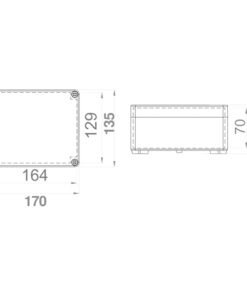 ΜΠΟΥΑΤ ΕΞΩΤΕΡΙΚΟ ΒΙΟΜΗΧΑΝΙΚΟ 170Χ135Χ85 IP65 EUROLAMP – 151-25555
