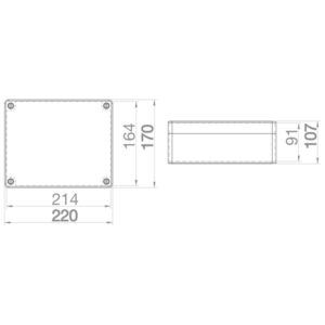 ΜΠΟΥΑΤ ΕΞΩΤΕΡΙΚΟ ΒΙΟΜΗΧΑΝΙΚΟ 220Χ170Χ107 IP65 EUROLAMP – 151-25560