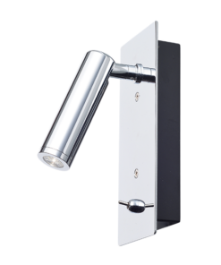 ACA DECOR Επίτοιχο Φωτιστικό LED 3W 4000K Χωνευτό Μεταλλικό Χρώμιο