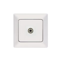 ΠΡΙΖΑ TV F CONNECTOR ΛΕΥΚΗ EUROLAMP ΝΕAD – 152-16011